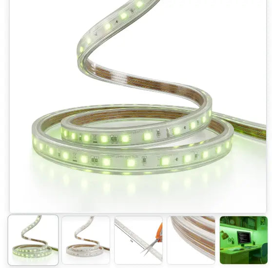 Tira LED 220 V RGB IP65 Alverlamp 1100 lm/m – Ref. LT220RGBM