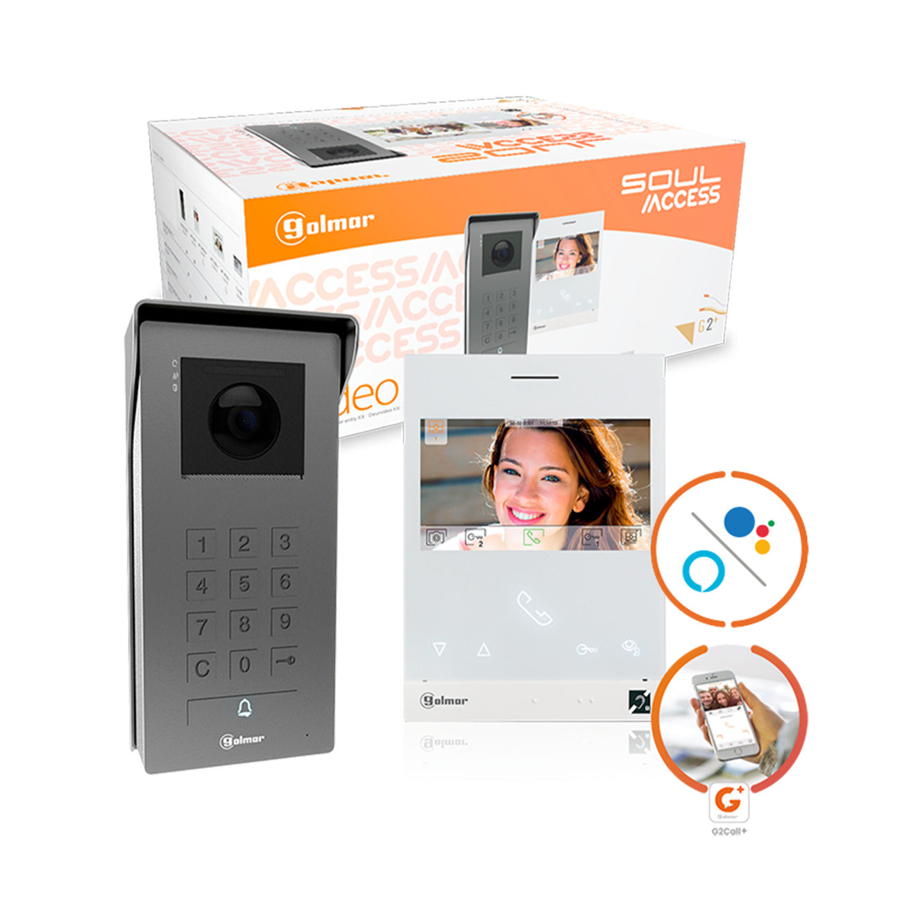 Kit de videoportero Golmar Soul Access S5110 ACCESS/ART 4WH