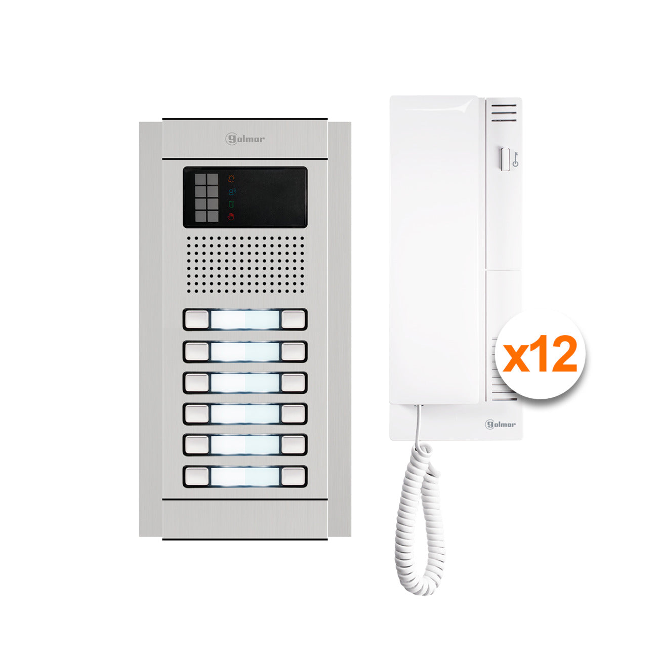 Kit de portero para edificio Golmar Nexa N4212/T-500