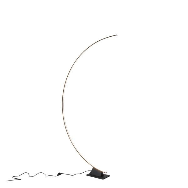 Lámpara de pie de arco Aimur Media Luna