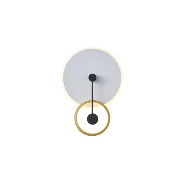 Aplique de pared Aimur O'Clock dorado