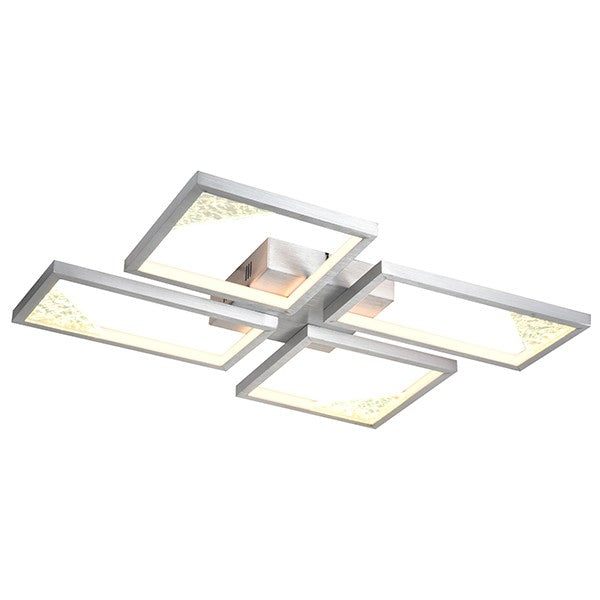 Lámpara de techo Aimur Square plata