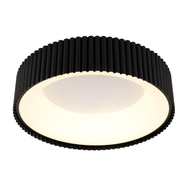 Plafón de techo Aimur Hallo negro