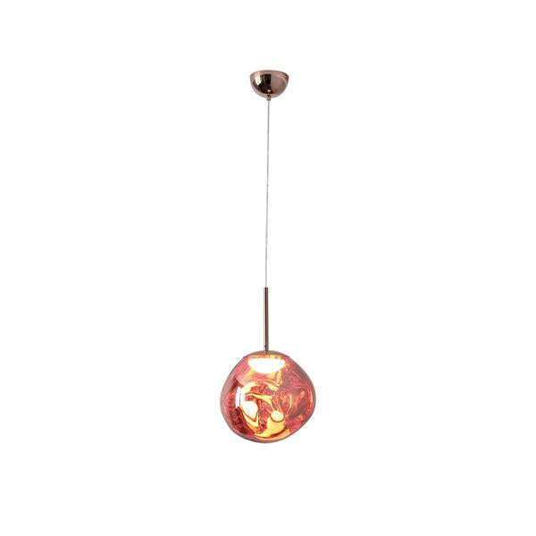Lámpara colgante Aimur Picadilly oro rosa
