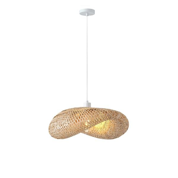 Lámpara colgante Aimur Lagoon bambú natural Ø620 mm
