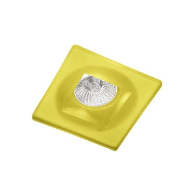 Aro cuadrado Etna empotrable amarillo Ref. beetna12
