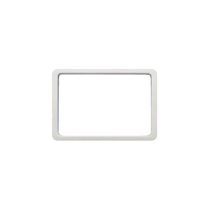 Embellecedor de placa de 2 elementos ancho gris perla BJC