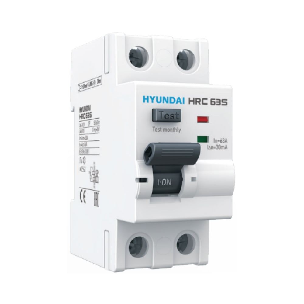 Interruptor diferencial 4P 63 A 300 mA clase A superinmunizado Hyundai