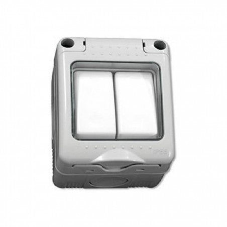 Doble conmutador estanco de superficie Serie 34