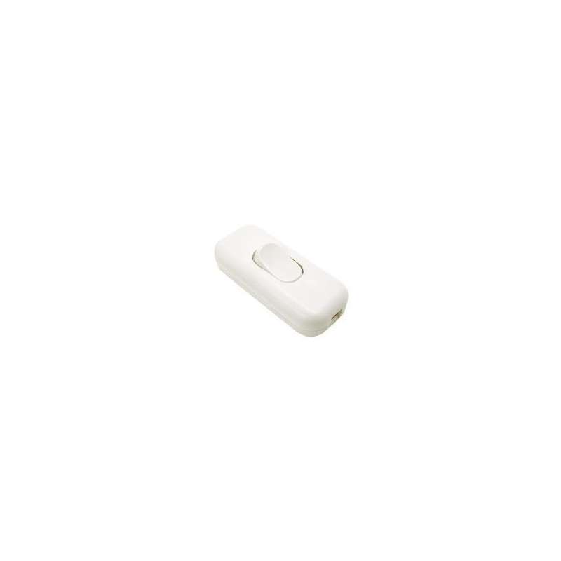 Interruptor de paso 2,5 A color blanco