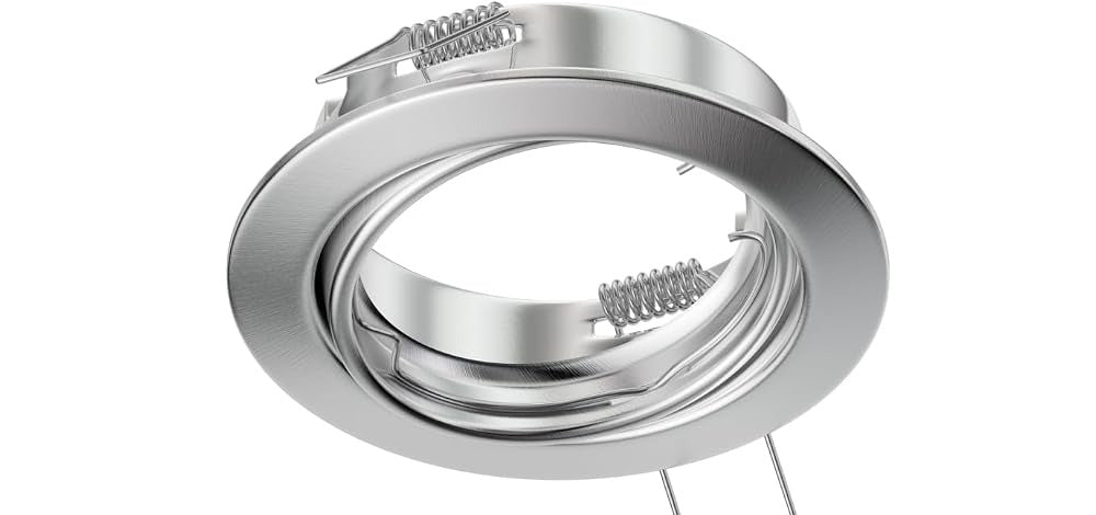 Aro empotrable orientable anodizado de 50 mm
