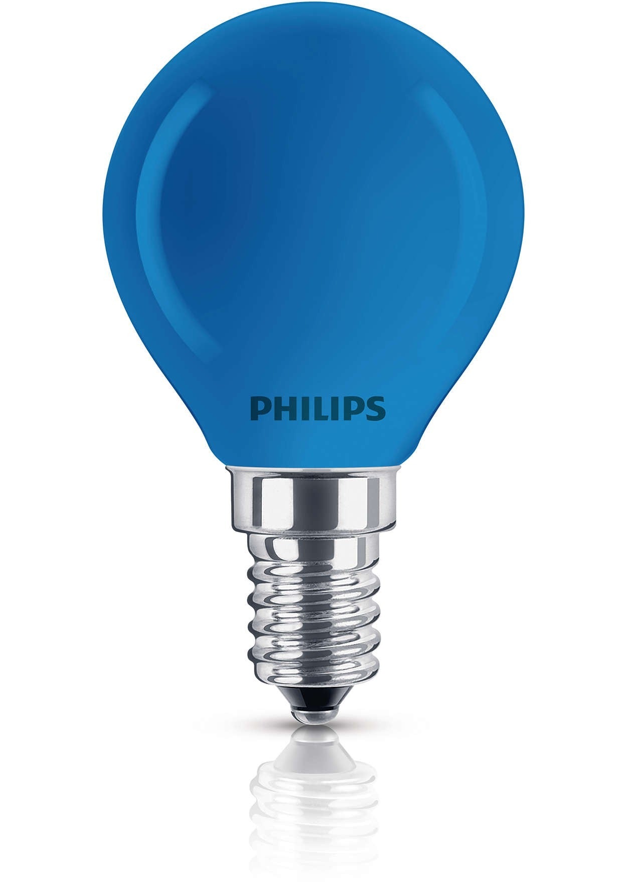 Bombilla de luz azul Partylight 15 W E14 Philips