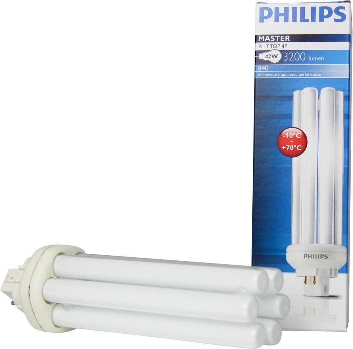 Lámpara fluorescente compacta PL-T 42 W 4 pines Philips MASTER
