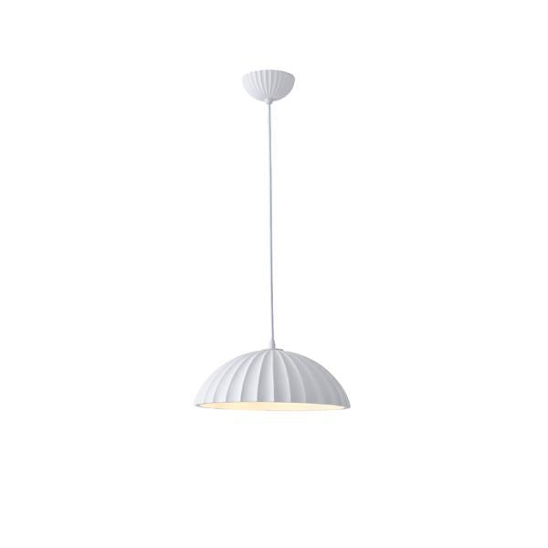 Lámpara colgante Aimur Calco yeso blanco Ø300 mm