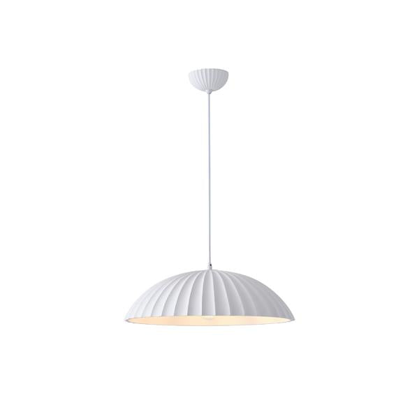 Lámpara colgante Aimur Calco yeso blanco Ø500 mm