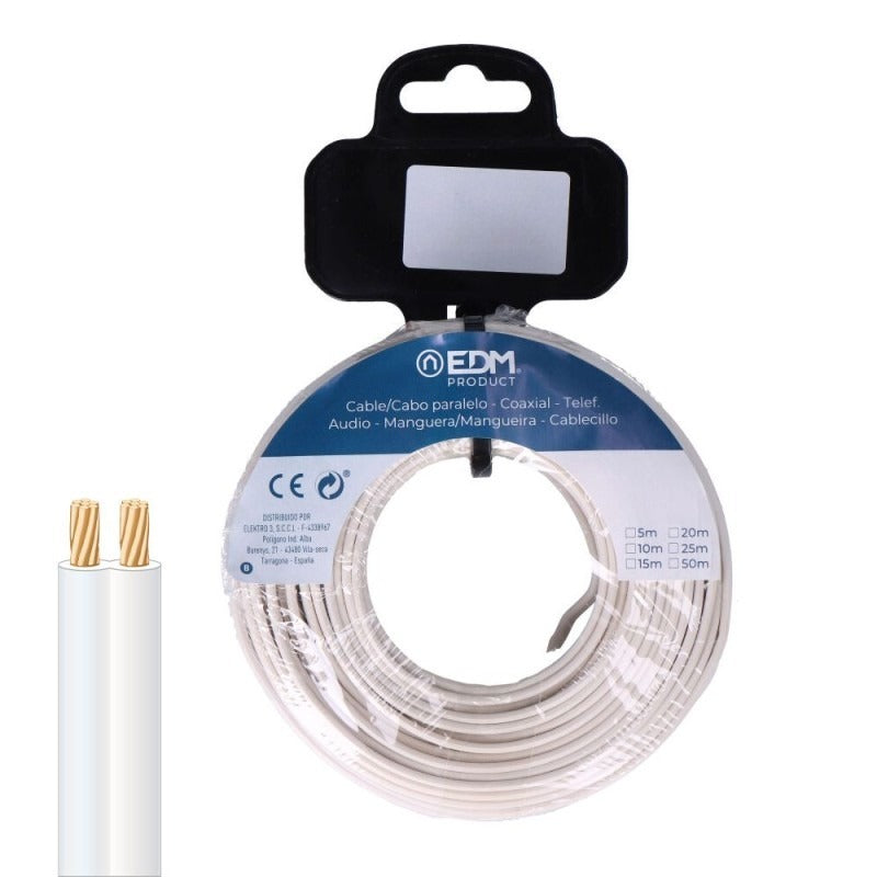 Cable paralelo PVC de 2x0,50 mm² Tecsoled