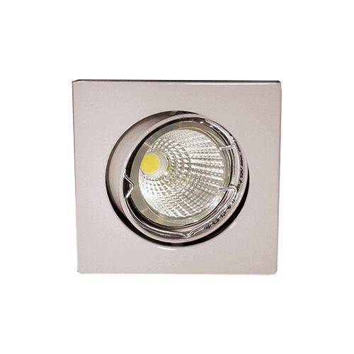 Foco empotrable basculante cuadrado Tipisch K 80x80 mm GU10 Aimur