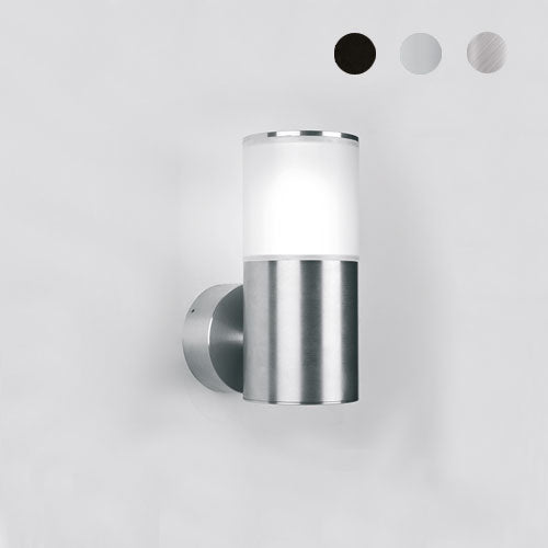 Aplique de pared exterior Tower D en aluminio anodizado TerZo Light