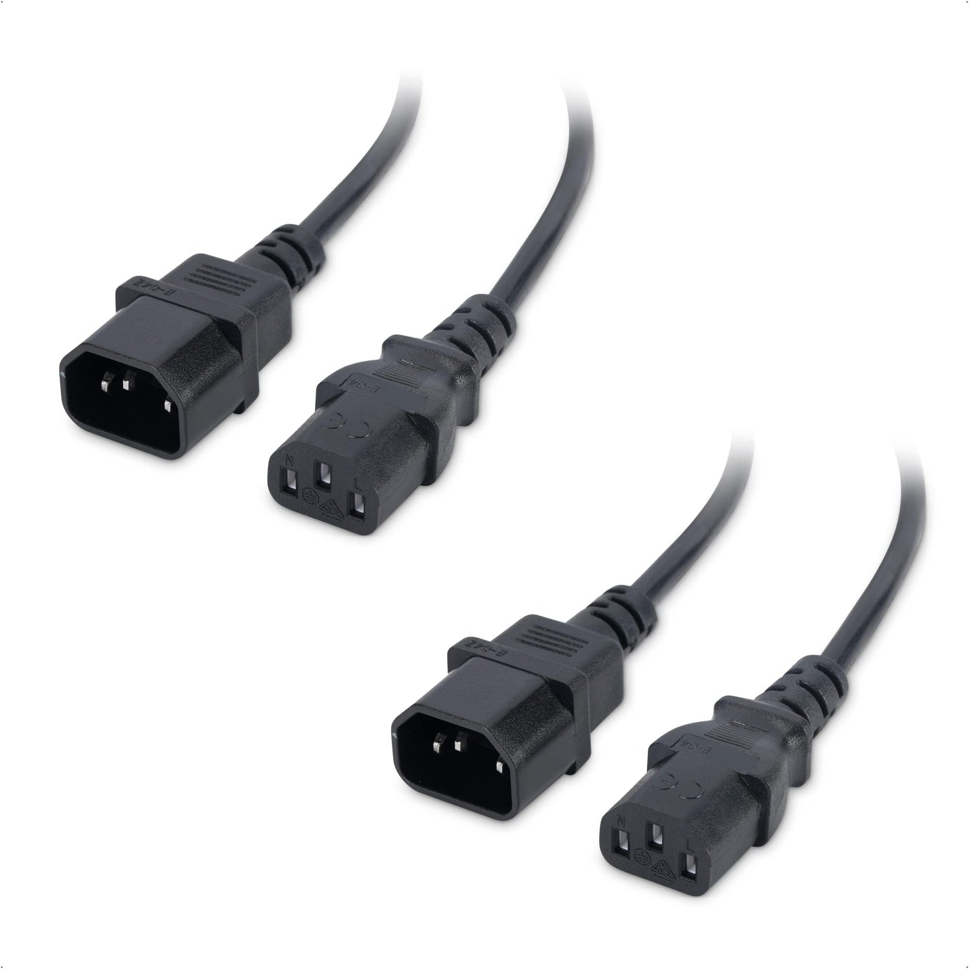 Cable de alimentación con conector IEC de 2 m