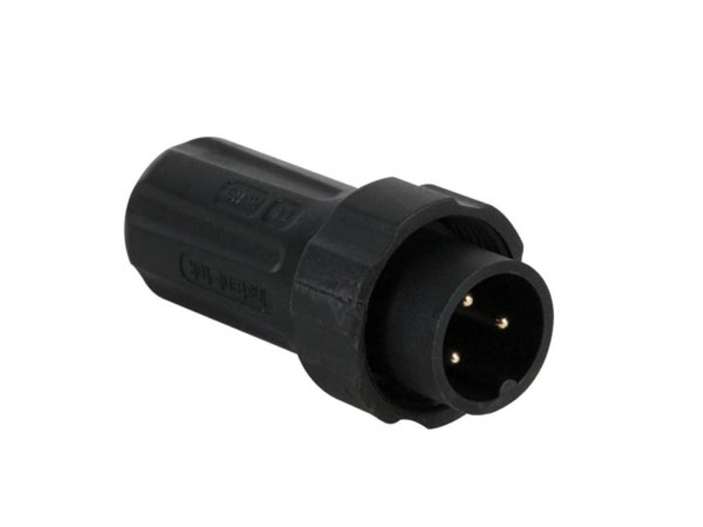 Conector aéreo de 3 polos macho