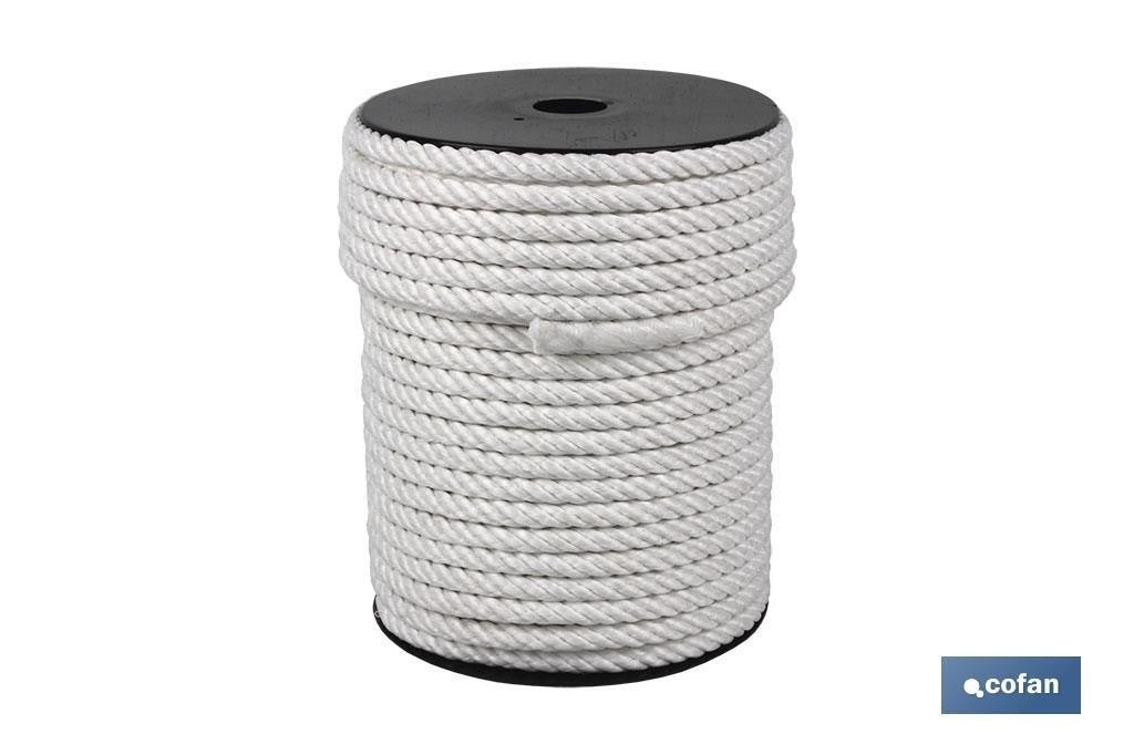 Cuerda de nailon de 10 mm en rollo de 50 m