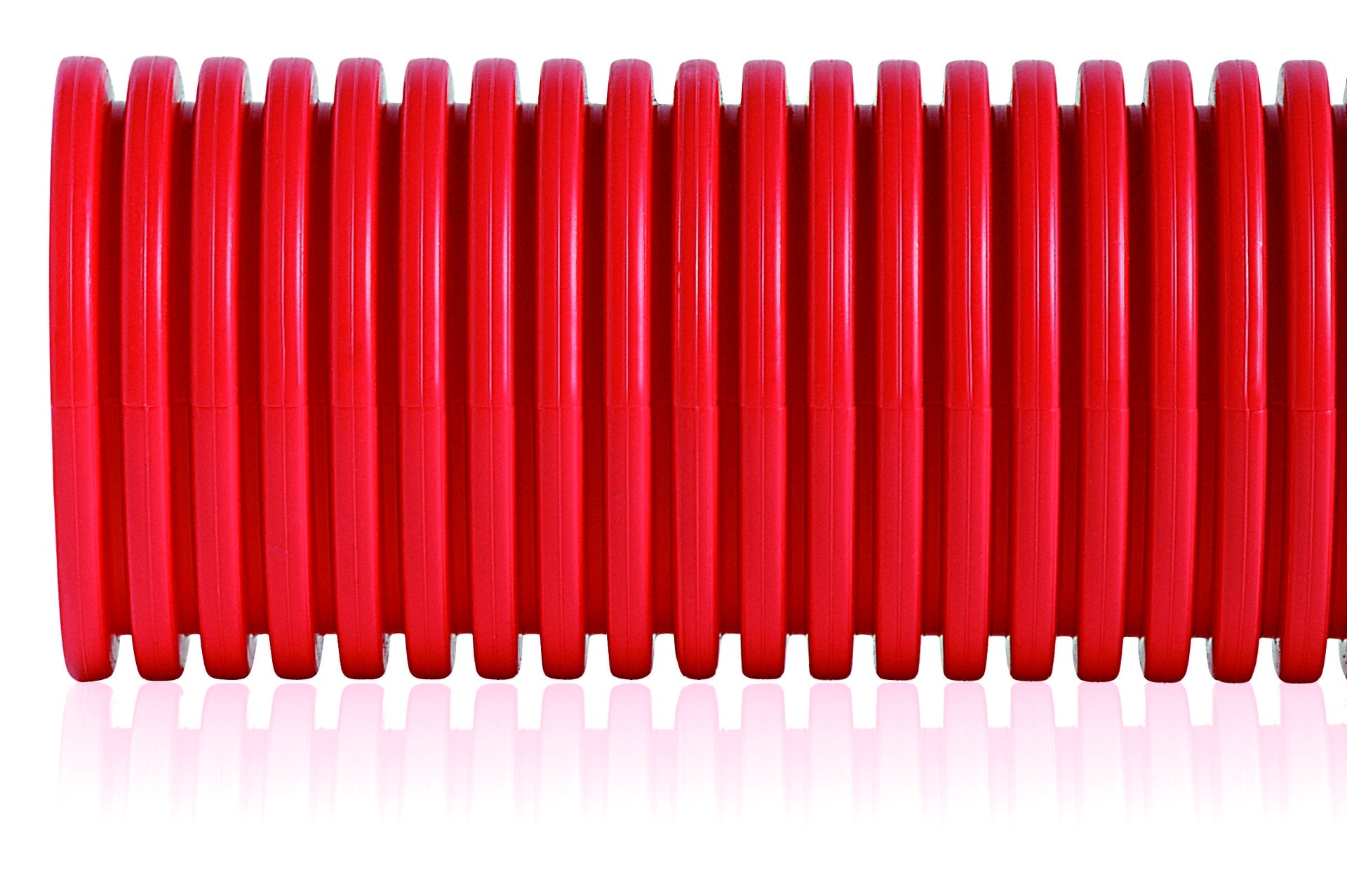 Tubo corrugado rojo de doble pared Aiscan DRL63 de 63 mm para enterrar