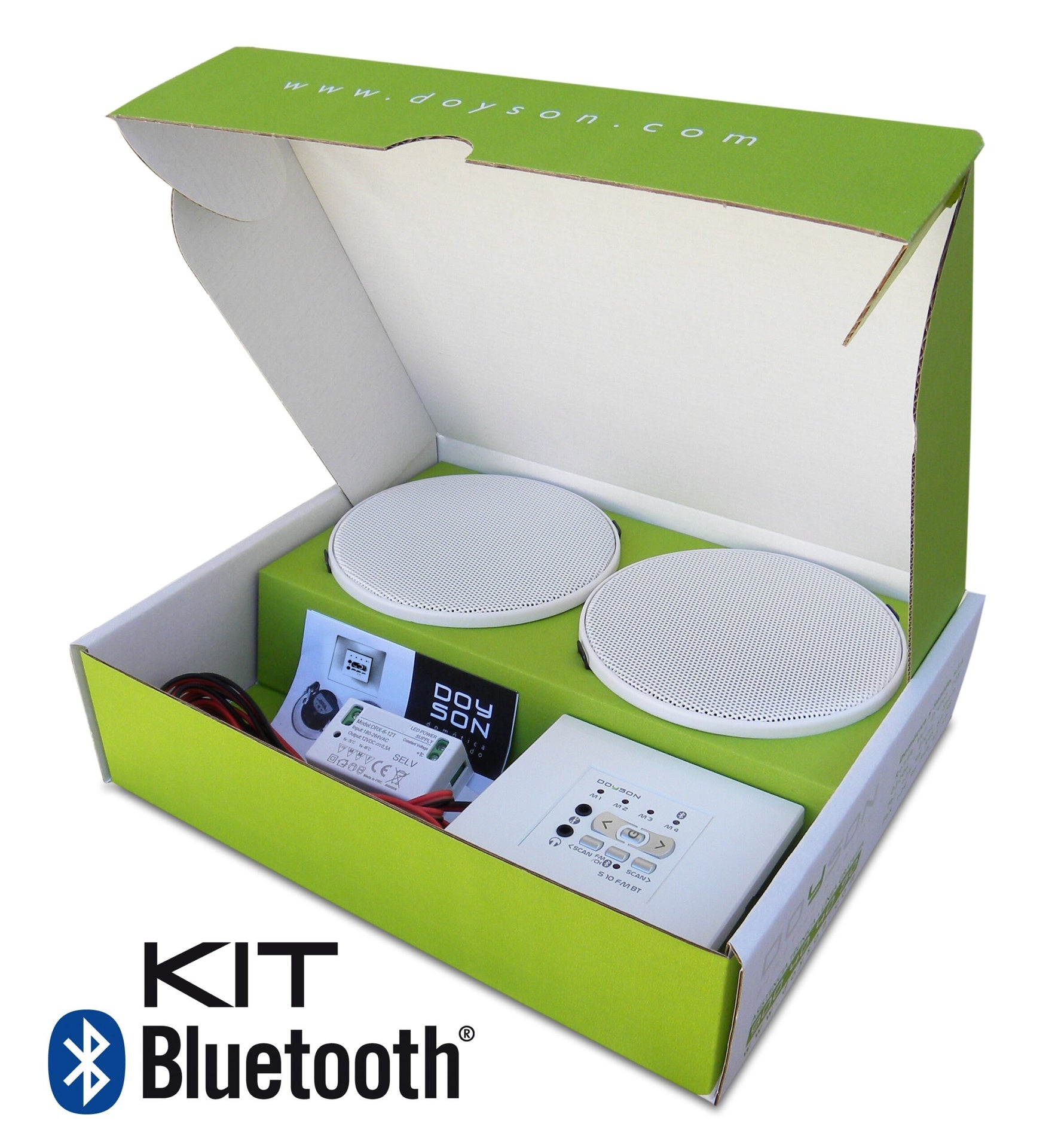 Kit S10FMBT con 2 altavoces de 3,5 pulgadas SP35AL y FA12BI