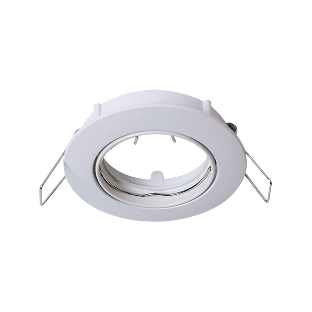 Foco halógeno empotrable basculante blanco