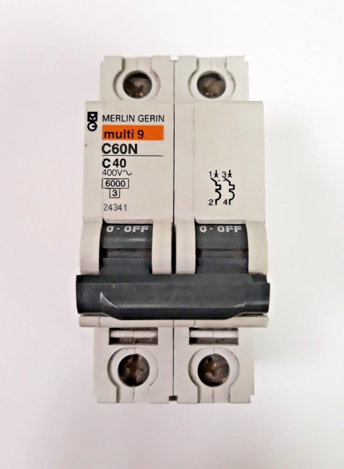 Magnetotérmico C60N 2P 40 A curva C