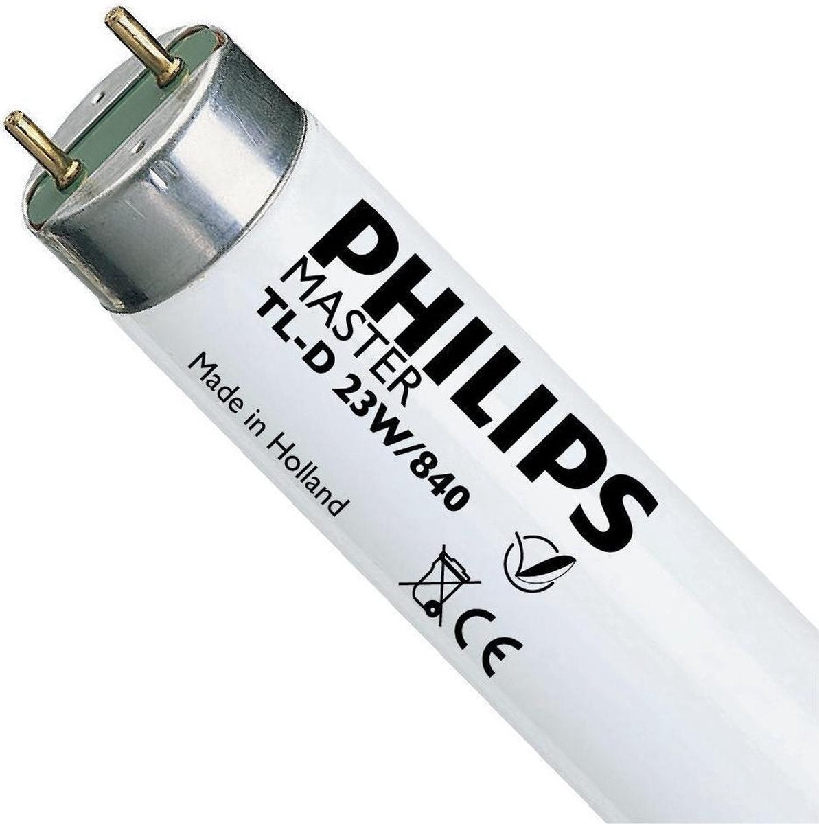 Tubo fluorescente de 23 W con luz 840