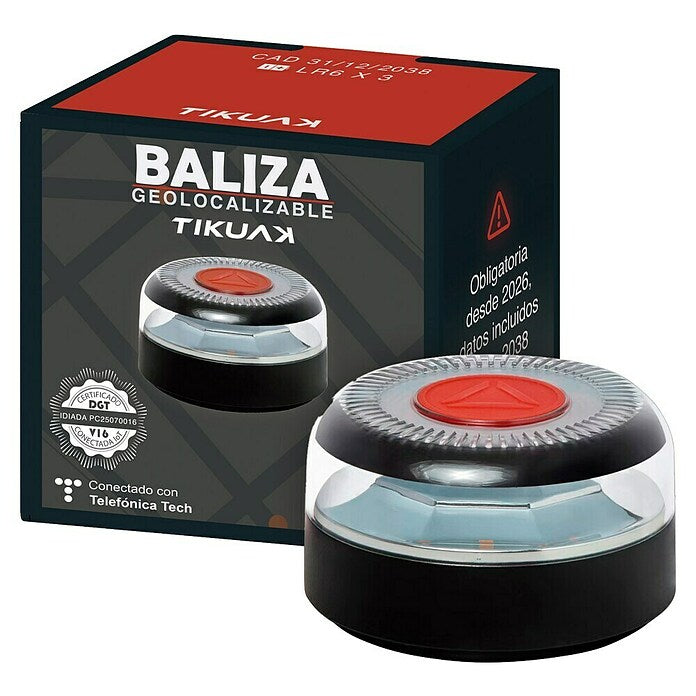 Luz de emergencia V-16 homologada para vehículos (obligatoria 2026)