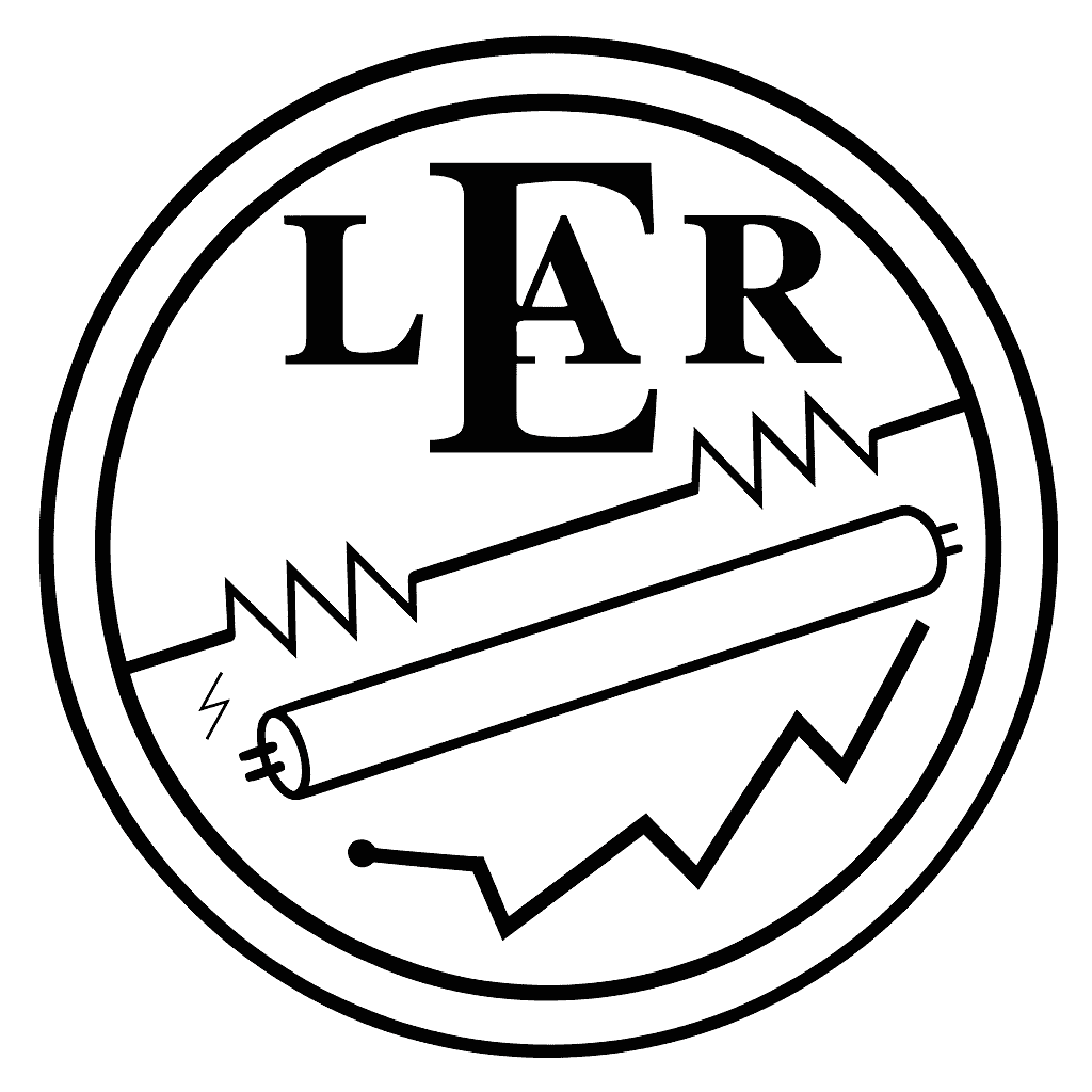 Logo de LAR e Hijos, tienda de material eléctrico en León