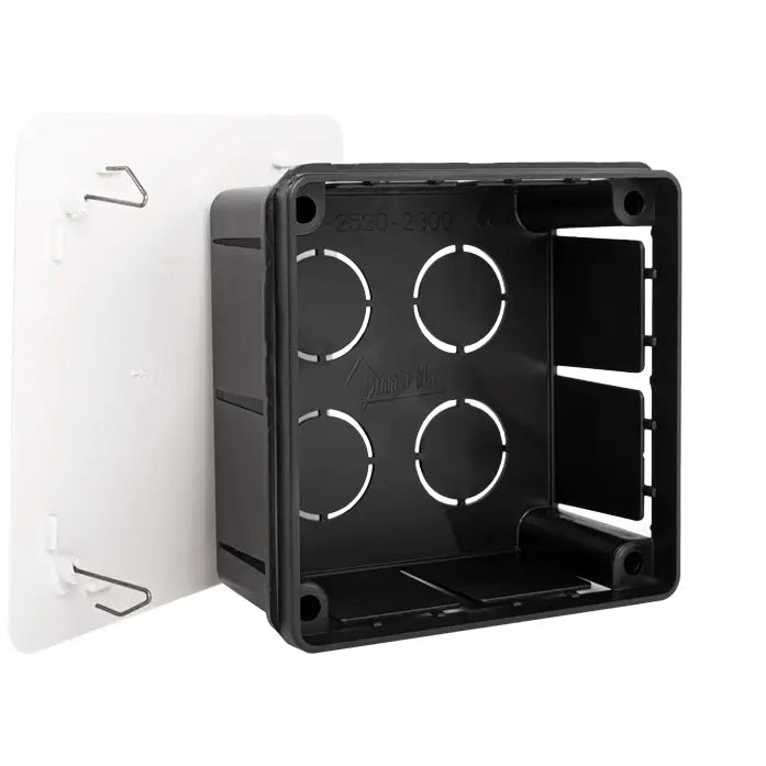 Caja de empalmes Inmael 100 × 100 × 50 mm con garras – Ref. 2300
