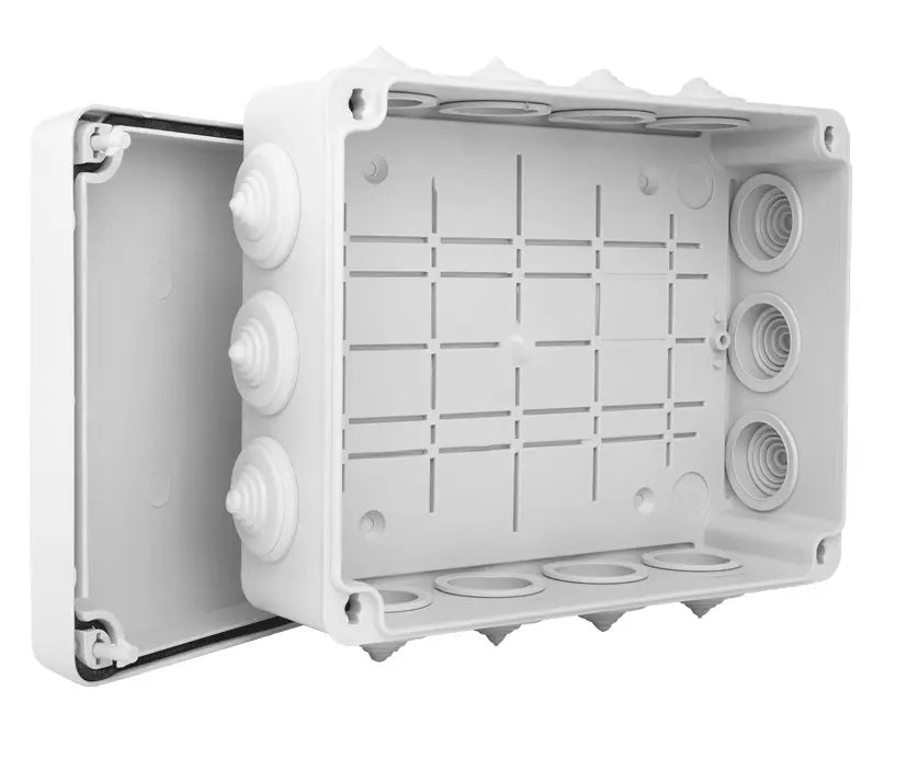 Caja estanca Inmael 220 × 170 × 75 mm con 14 conos – Ref. 4170 0H