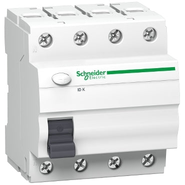 Interruptor diferencial Schneider ID K 4P 63 A 30 mA tipo AC