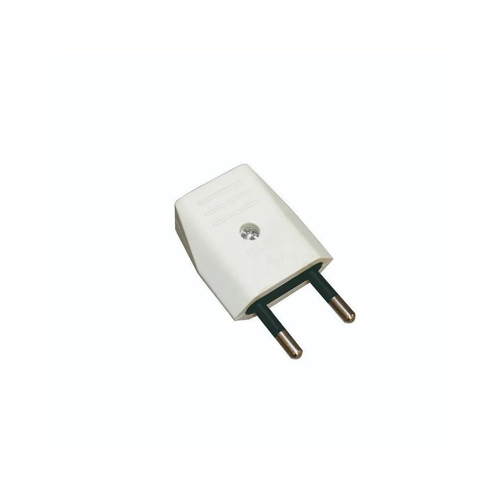 Clavija bipolar blanca 10A 123 B (4) | Fenoplástica