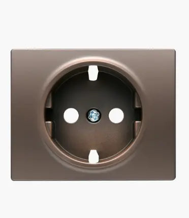 Tapa Schuko BJC Iris 18724-CH chocolate