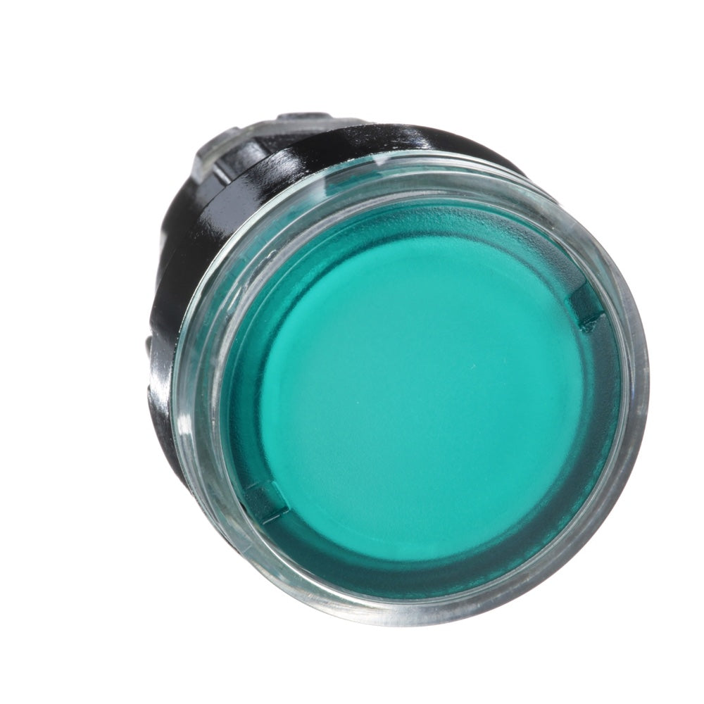 Cabeza de pulsador luminoso Schneider Harmony XB4 verde (ZB4BW33)