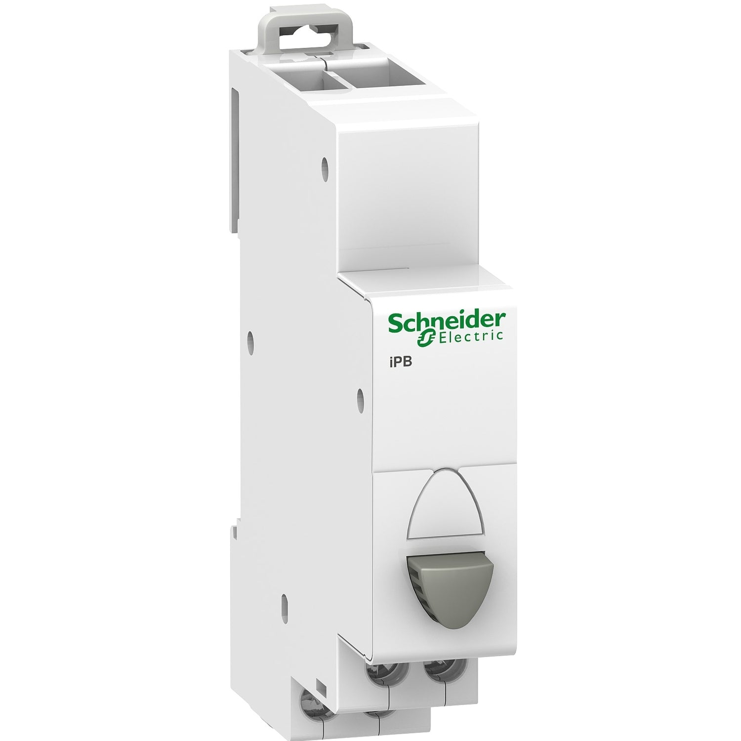Pulsador modular Schneider Acti9 iPB gris 1 NA (A9E18032)