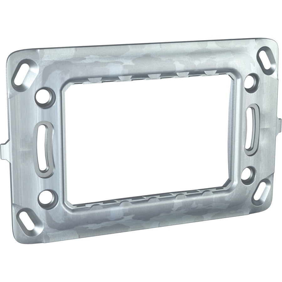 Bastidor Schneider Unica rectangular de 3 módulos - referencia MGU7.103