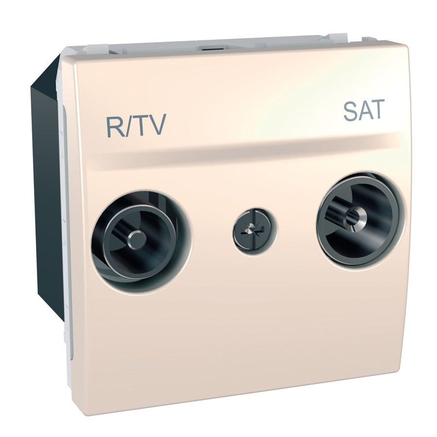 Toma R-TV/SAT individual Schneider Unica marfil - referencia MGU3.454.25