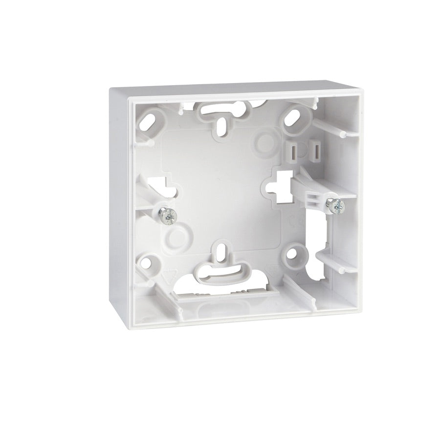 Caja de superficie Schneider Unica Basic 1 elemento blanca - referencia MGU8.002.18