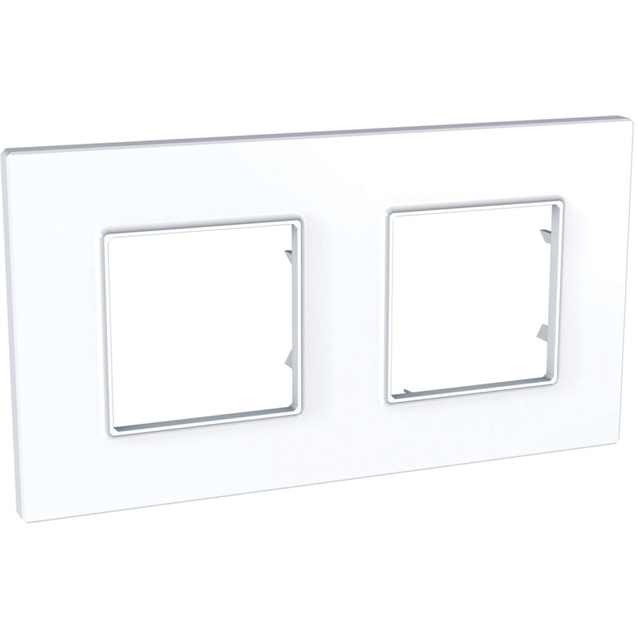 Marco Schneider Unica Quadro 2 elementos blanco polar - referencia MGU2.704.18