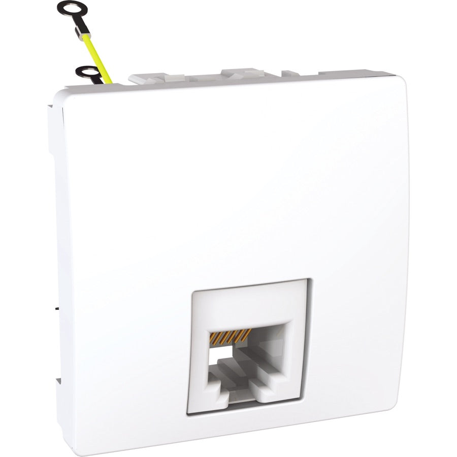 Toma telefónica RJ12 Schneider Unica 6 contactos blanca - referencia MGU3.497.18