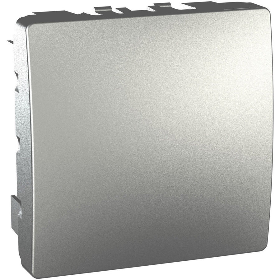 Tapa ciega Schneider Unica Top 2 módulos aluminio - referencia MGU9.866.30
