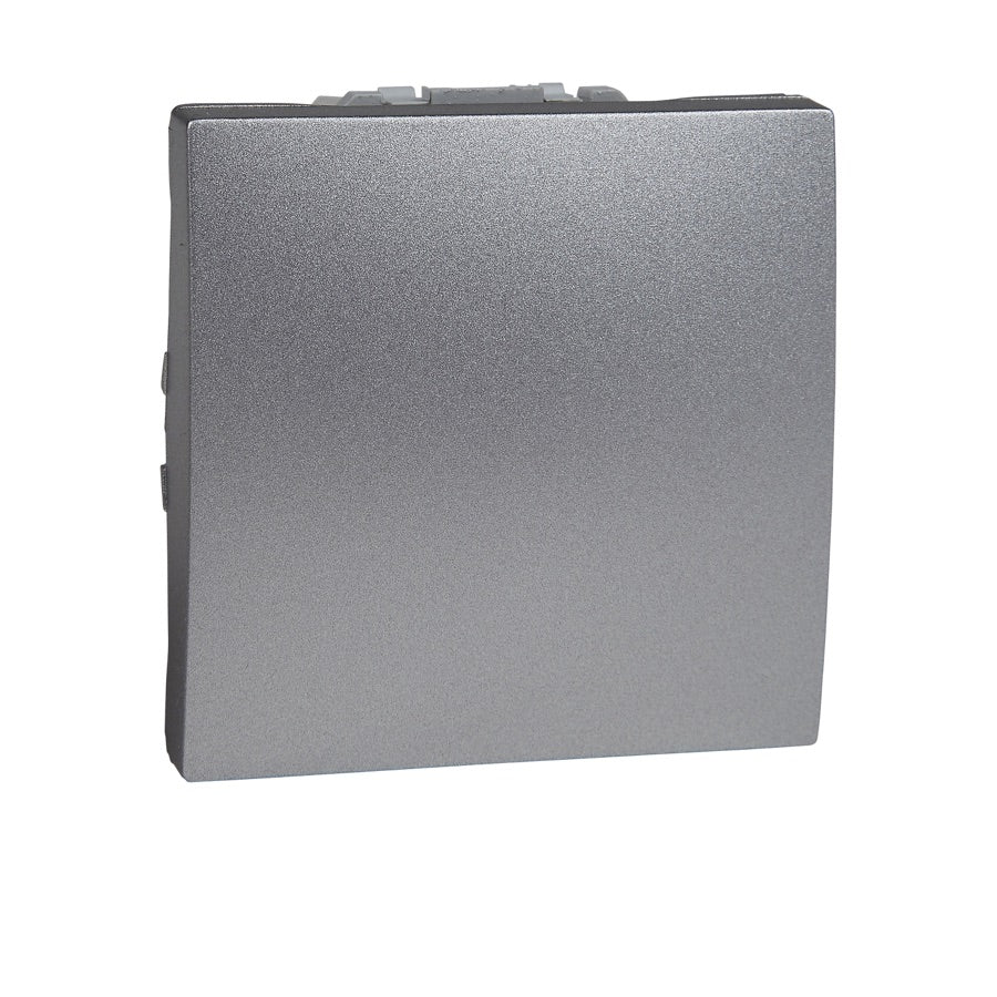 Cruzamiento Schneider Unica Top 10 AX aluminio 2 módulos - referencia MGU3.205.30