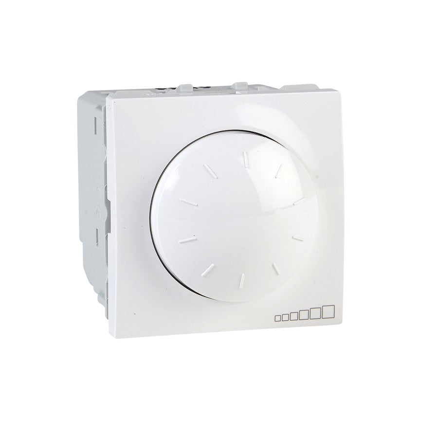 Regulador giratorio Schneider Unica 400 VA blanco - referencia MGU3.510.18