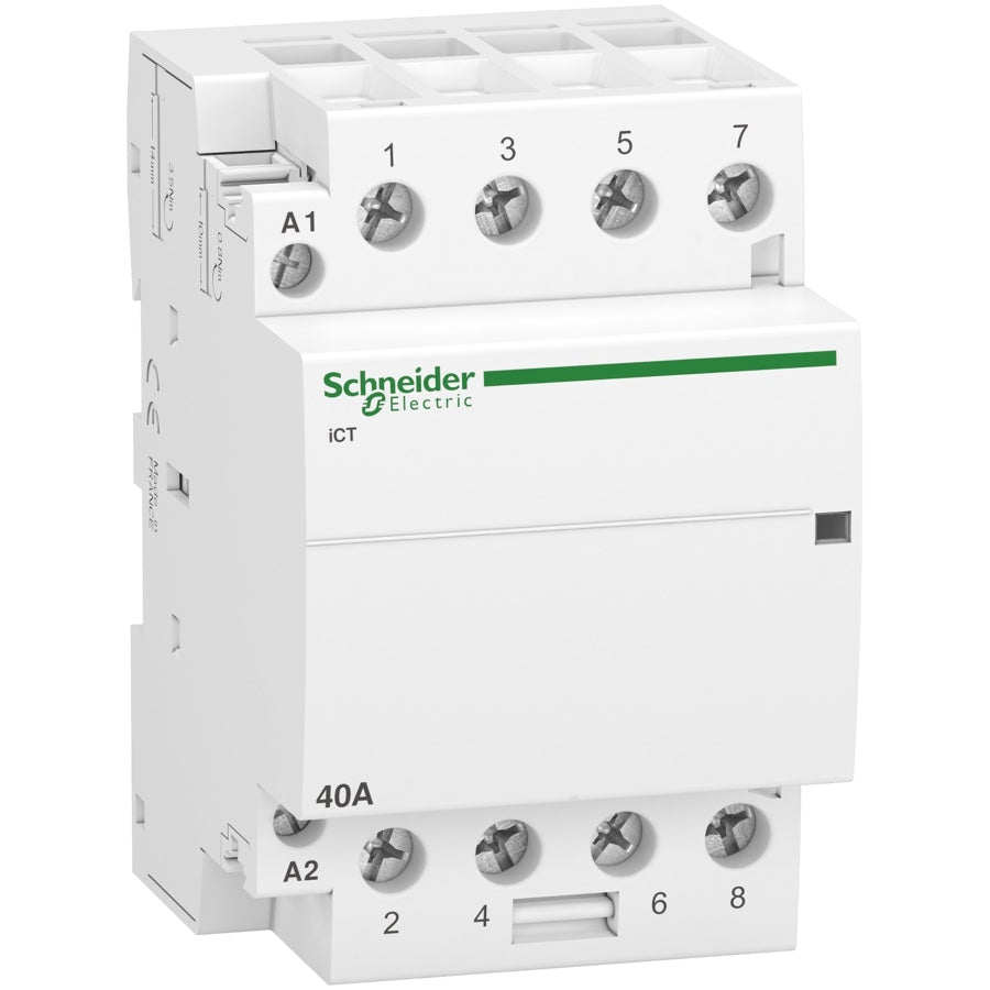 Contactor modular Schneider Acti9 iCT 40 A 4P 4NA 230/240 V CA - referencia A9C20844