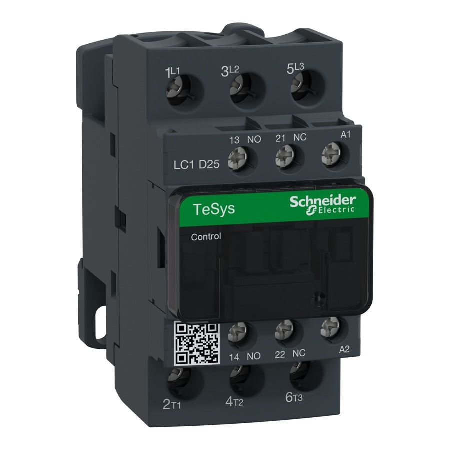 Contactor Schneider TeSys D LC1D25 3P 25 A bobina 400 V CA - referencia LC1D25V7