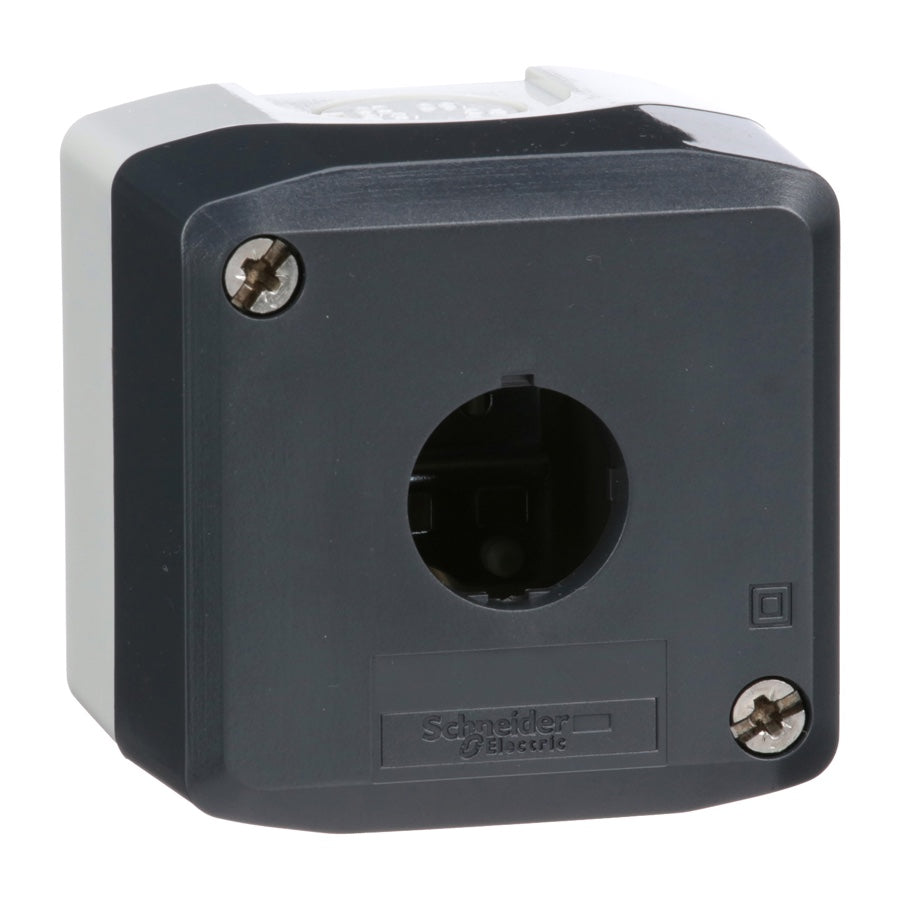 Caja vacía Schneider Harmony XALD01 para 1 pulsador - referencia XALD01